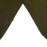 vidaXL Prelată de camping, verde măsliniu, 306x306 cm, impermeabilă