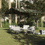 vidaXL Prelată de camping, camuflaj, 306x306 cm, impermeabilă vidaXL Prelată de camping, camuflaj, 306x306 cm, impermeabilă