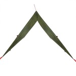 vidaXL Prelată de camping, camuflaj, 366x306 cm, impermeabilă