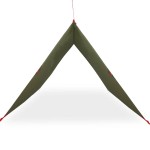 vidaXL Prelată de camping, verde măsliniu, 406x306 cm, impermeabilă
