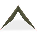 vidaXL Prelată de camping, verde măsliniu, 506x306 cm, impermeabilă