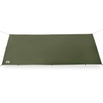 vidaXL Prelată de camping, verde măsliniu, 506x306 cm, impermeabilă
