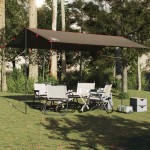 vidaXL Prelată de camping, maro, 506x306 cm, impermeabilă