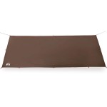 vidaXL Prelată de camping, maro, 506x306 cm, impermeabilă