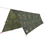 vidaXL Prelată de camping, camuflaj, 506x306 cm, impermeabilă