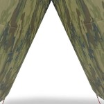 vidaXL Prelată de camping, camuflaj, 506x306 cm, impermeabilă