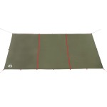 vidaXL Prelată de camping, verde măsliniu, 451x420 cm, impermeabilă