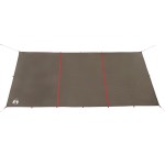 vidaXL Prelată de camping, maro, 451x420 cm, impermeabilă