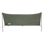vidaXL Prelată de camping verde măsliniu, 462x306x211 cm, impermeabilă