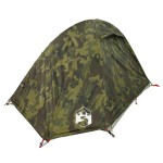vidaXL Cort de camping cupolă pentru 2 persoane, camuflaj, impermeabil