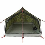 vidaXL Cort camping pentru 2 persoane, camuflaj, impermeabil