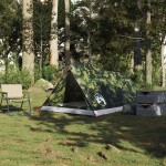 vidaXL Cort camping pentru 2 persoane, camuflaj, impermeabil vidaXL Cort camping pentru 2 persoane, camuflaj, impermeabil