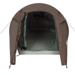 vidaXL Cort de camping tunel pentru 3 persoane, maro, impermeabil vidaXL Cort de camping tunel pentru 3 persoane, maro, impermeabil