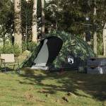 vidaXL Cort de camping tunel pentru 3 persoane, camuflaj, impermeabil vidaXL Cort de camping tunel pentru 3 persoane, camuflaj, impermeabil