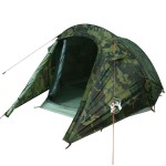 vidaXL Cort de camping tunel pentru 3 persoane, camuflaj, impermeabil vidaXL Cort de camping tunel pentru 3 persoane, camuflaj, impermeabil