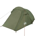 vidaXL Cort camping tunel pentru 2 persoane verde măsliniu impermeabil vidaXL Cort camping tunel pentru 2 persoane verde măsliniu impermeabil