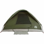 vidaXL Cort camping cupolă 4 persoane verde măsliniu impermeabil