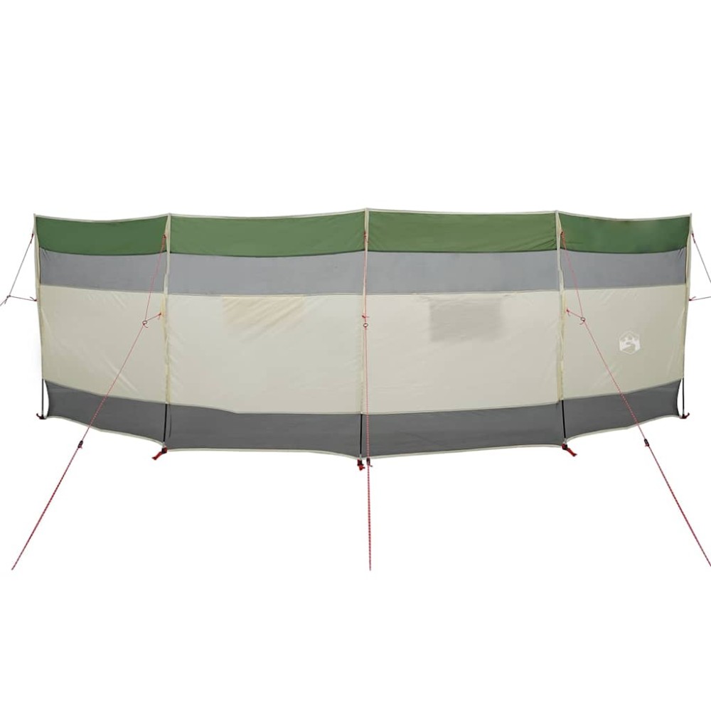 vidaXL Paravan de camping verde 510x153 cm impermeabil