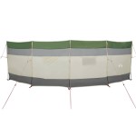 vidaXL Paravan de camping verde 510x153 cm impermeabil