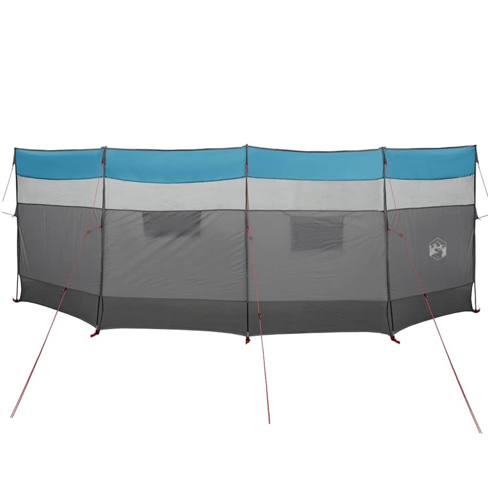 vidaXL Paravan de camping, albastru, 510x153 cm, impermeabil