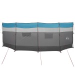 vidaXL Paravan de camping, albastru, 510x153 cm, impermeabil