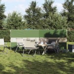 vidaXL Paravan de camping verde 344x120 cm impermeabil vidaXL Paravan de camping verde 344x120 cm impermeabil