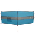 vidaXL Paravan de camping, albastru, 344x120 cm, impermeabil