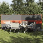 vidaXL Paravan de camping, gri/portocaliu, 344x120 c, impermeabil vidaXL Paravan de camping, gri/portocaliu, 344x120 c, impermeabil