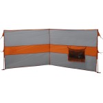 vidaXL Paravan de camping, gri/portocaliu, 344x120 c, impermeabil vidaXL Paravan de camping, gri/portocaliu, 344x120 c, impermeabil