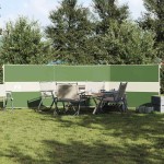 vidaXL Paravan de camping verde 490x123 cm impermeabil vidaXL Paravan de camping verde 490x123 cm impermeabil
