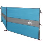 vidaXL Paravan de camping, albastru, 490x123 cm, impermeabil