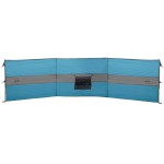 vidaXL Paravan de camping, albastru, 490x123 cm, impermeabil
