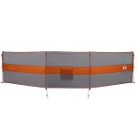 vidaXL Paravan de camping, gri/portocaliu, 490x123 cm, impermeabil vidaXL Paravan de camping, gri/portocaliu, 490x123 cm, impermeabil