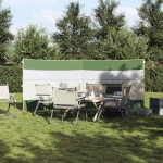 vidaXL Paravan de camping verde 340x130 cm impermeabil vidaXL Paravan de camping verde 340x130 cm impermeabil
