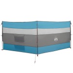 vidaXL Paravan de camping, albastru, 340x130 cm, impermeabil vidaXL Paravan de camping, albastru, 340x130 cm, impermeabil