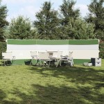 vidaXL Paravan de camping verde 508x130 cm impermeabil vidaXL Paravan de camping verde 508x130 cm impermeabil