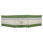 vidaXL Paravan de camping verde 508x130 cm impermeabil vidaXL Paravan de camping verde 508x130 cm impermeabil