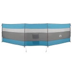 vidaXL Paravan de camping, albastru, 508x130 cm, impermeabil vidaXL Paravan de camping, albastru, 508x130 cm, impermeabil
