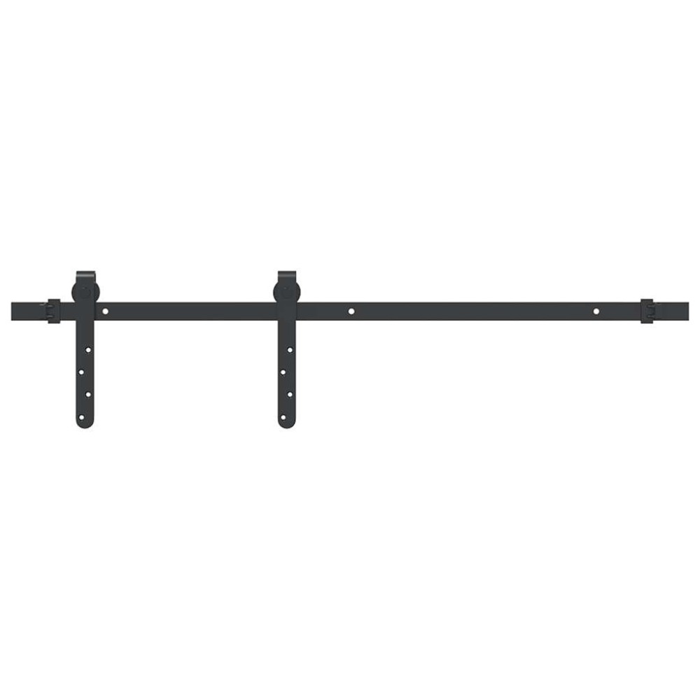 vidaXL Set uși glisante pentru dulap 91 cm oțel carbon