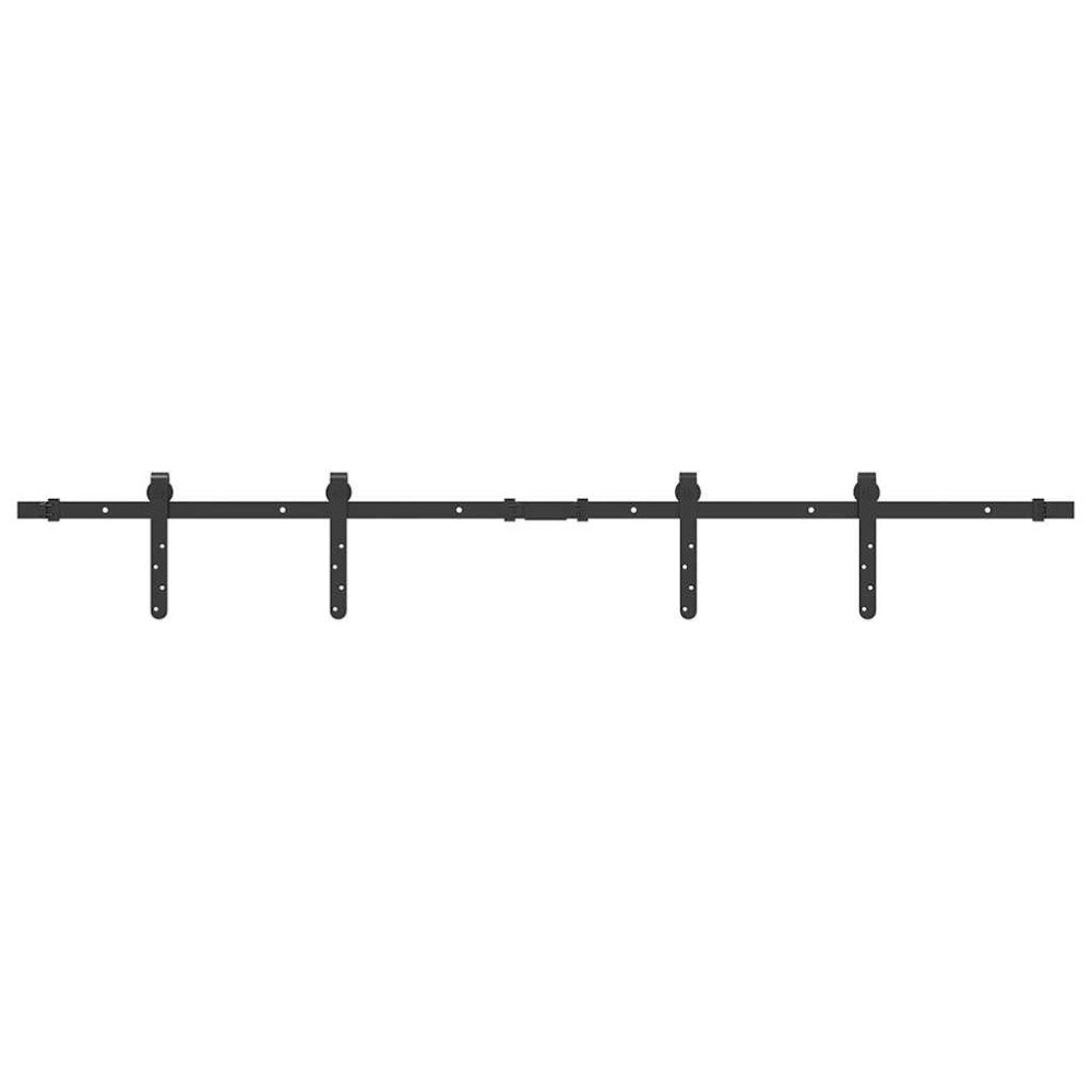 vidaXL Set uși glisante pentru dulap 152 cm oțel carbon