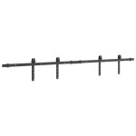 vidaXL Set uși glisante pentru dulap 152 cm oțel carbon vidaXL Set uși glisante pentru dulap 152 cm oțel carbon