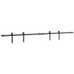 vidaXL Set uși glisante pentru dulap 183 cm oțel carbon vidaXL Set uși glisante pentru dulap 183 cm oțel carbon