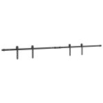 vidaXL Set uși glisante pentru dulap 200 cm oțel carbon vidaXL Set uși glisante pentru dulap 200 cm oțel carbon
