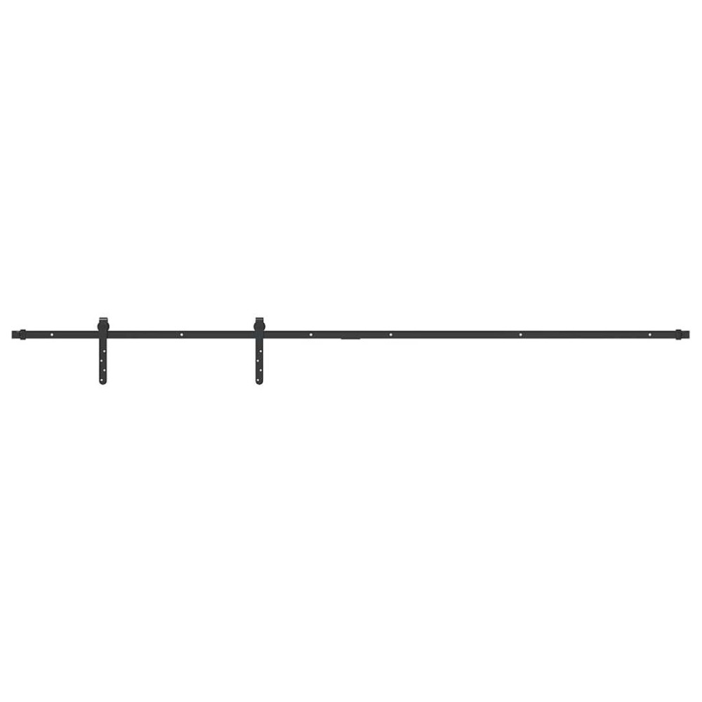 vidaXL Set uși glisante pentru dulap 213 cm oțel carbon