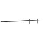 vidaXL Set uși glisante pentru dulap 213 cm oțel carbon vidaXL Set uși glisante pentru dulap 213 cm oțel carbon