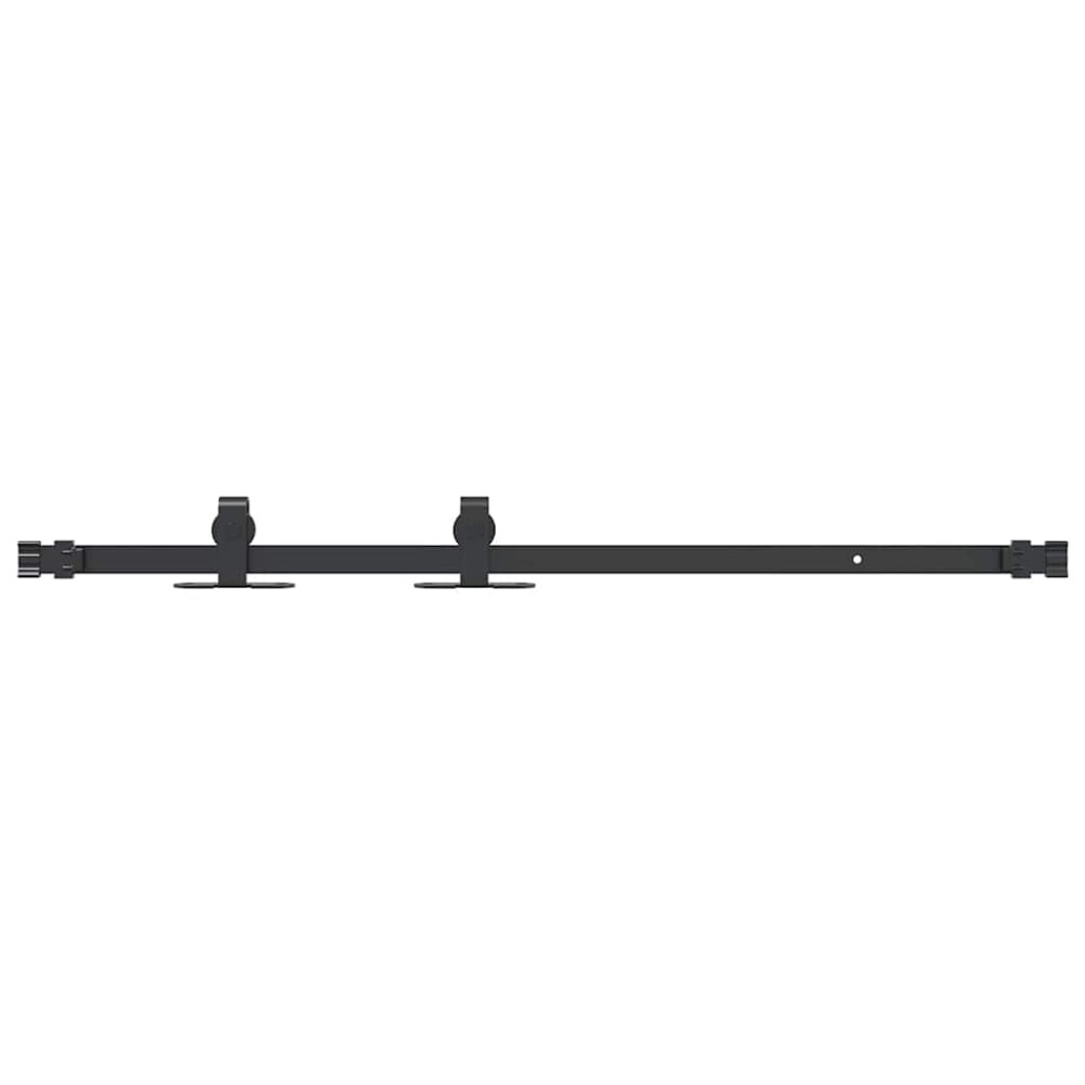 vidaXL Set uși glisante pentru dulap 91 cm oțel carbon
