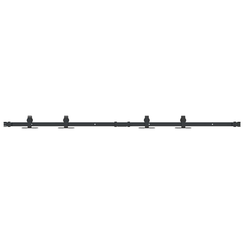 vidaXL Set uși glisante pentru dulap 152 cm oțel carbon