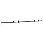 vidaXL Set uși glisante pentru dulap 183 cm oțel carbon vidaXL Set uși glisante pentru dulap 183 cm oțel carbon