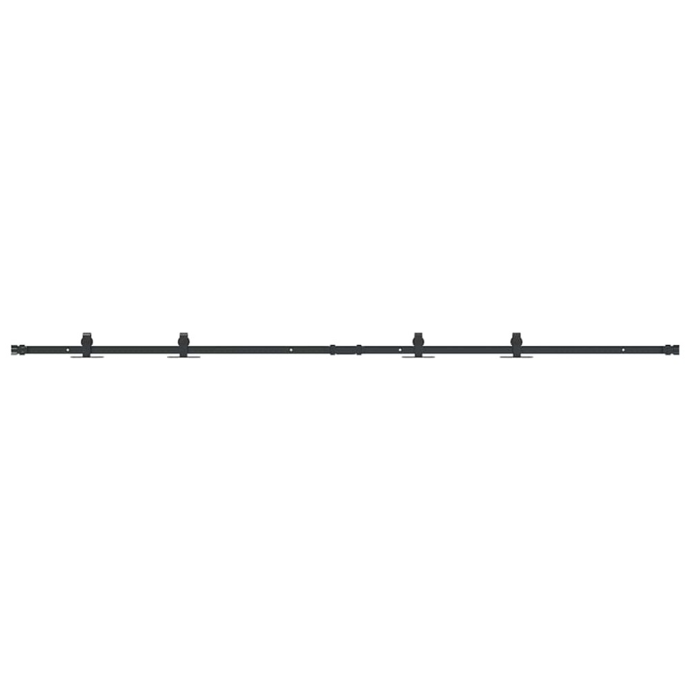 vidaXL Set uși glisante pentru dulap 213 cm oțel carbon