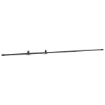 vidaXL Set uși glisante pentru dulap 244 cm oțel carbon vidaXL Set uși glisante pentru dulap 244 cm oțel carbon